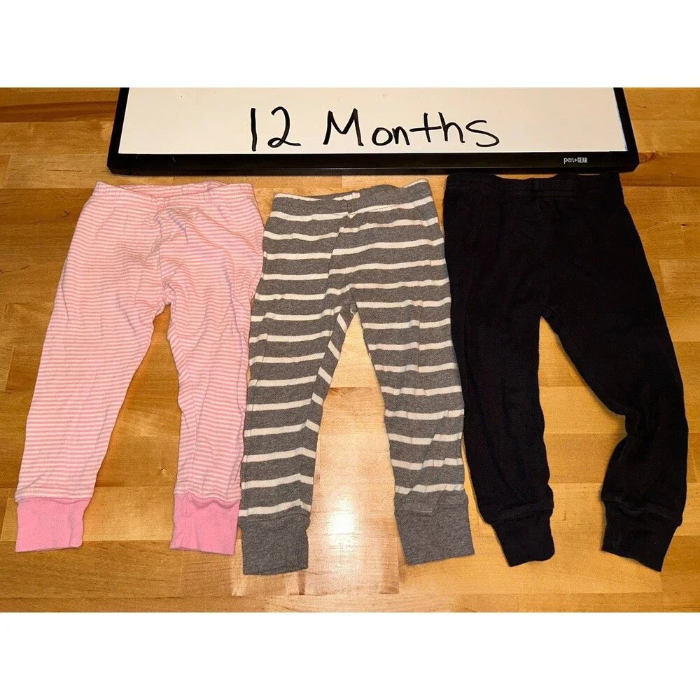 Baby Girl Pajama Pants Size 12 Months